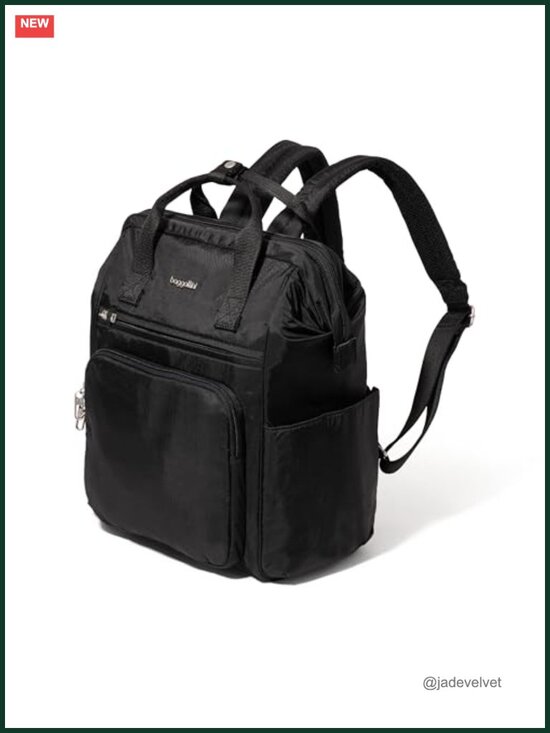 Anti-Theft Backpack with RFID, Locking Zipper, Fits 16\